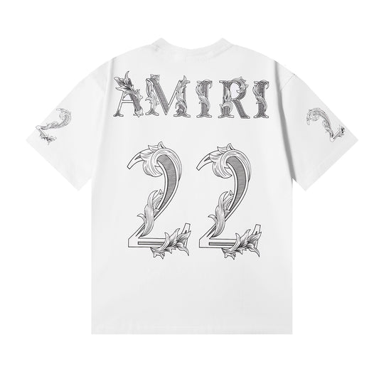 AMIRI White 22 Graphic T-Shirt