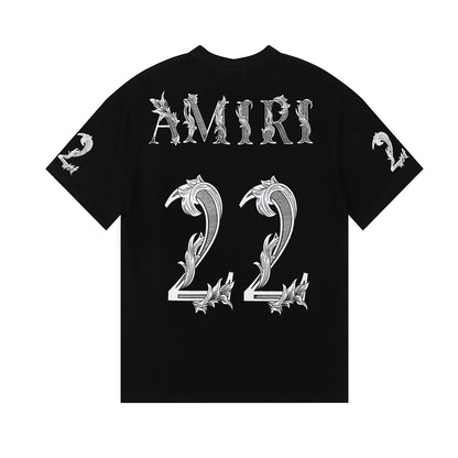 AMIRI Black 22 Graphic T-Shirt