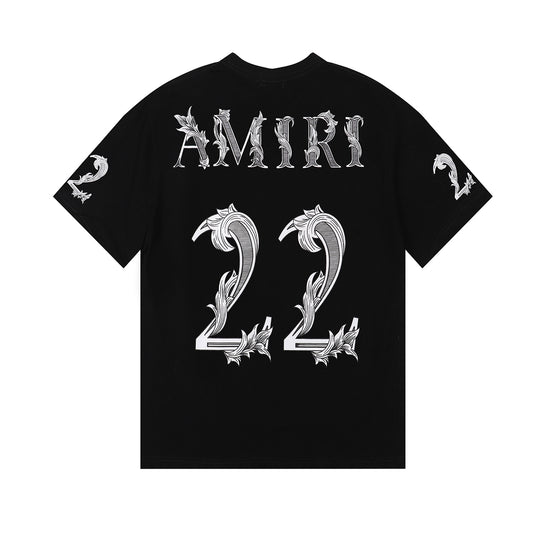 AMIRI Black 22 Graphic T-Shirt